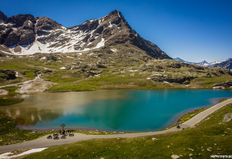 Unterwegs auf dem Gavia-Pass: Foto 1